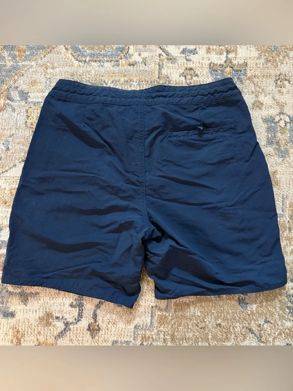 Patagonia Men's Dark Navy Drawstring Wavefarer Boardshorts